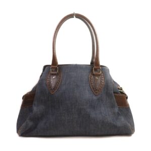 Fendi Hand Bag Canvas Blue