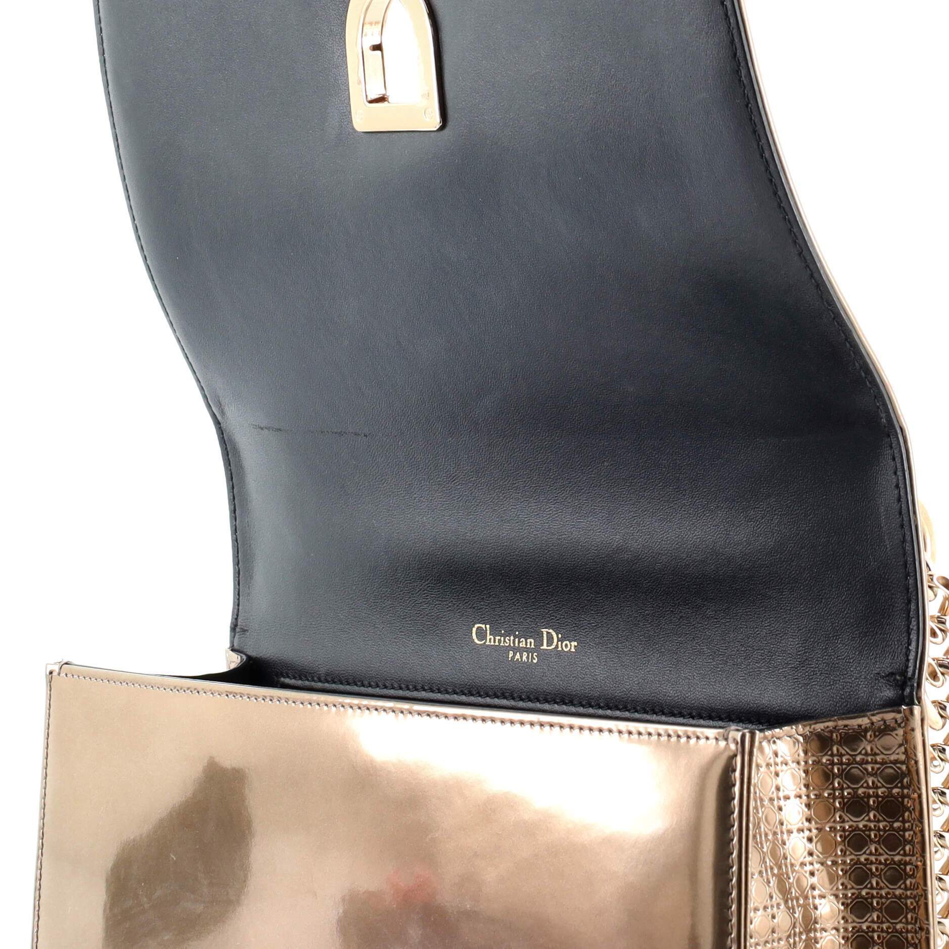 Diorama Flap Bag Cannage Embossed Calfskin Medium - Image 7