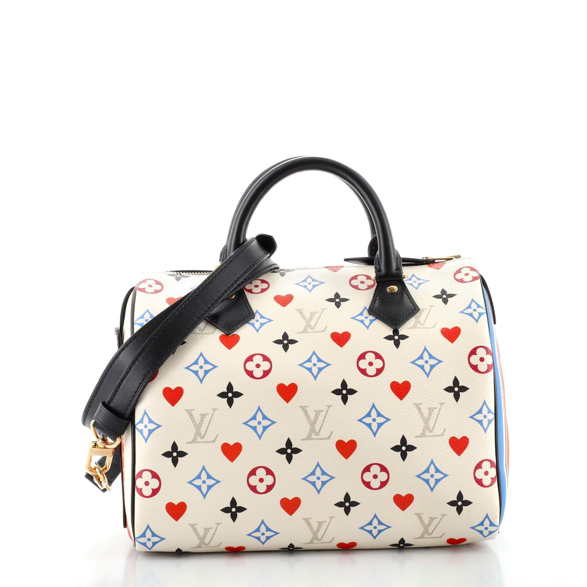 Speedy Bandouliere Bag Limited Edition Game On Multicolor Monogram 25