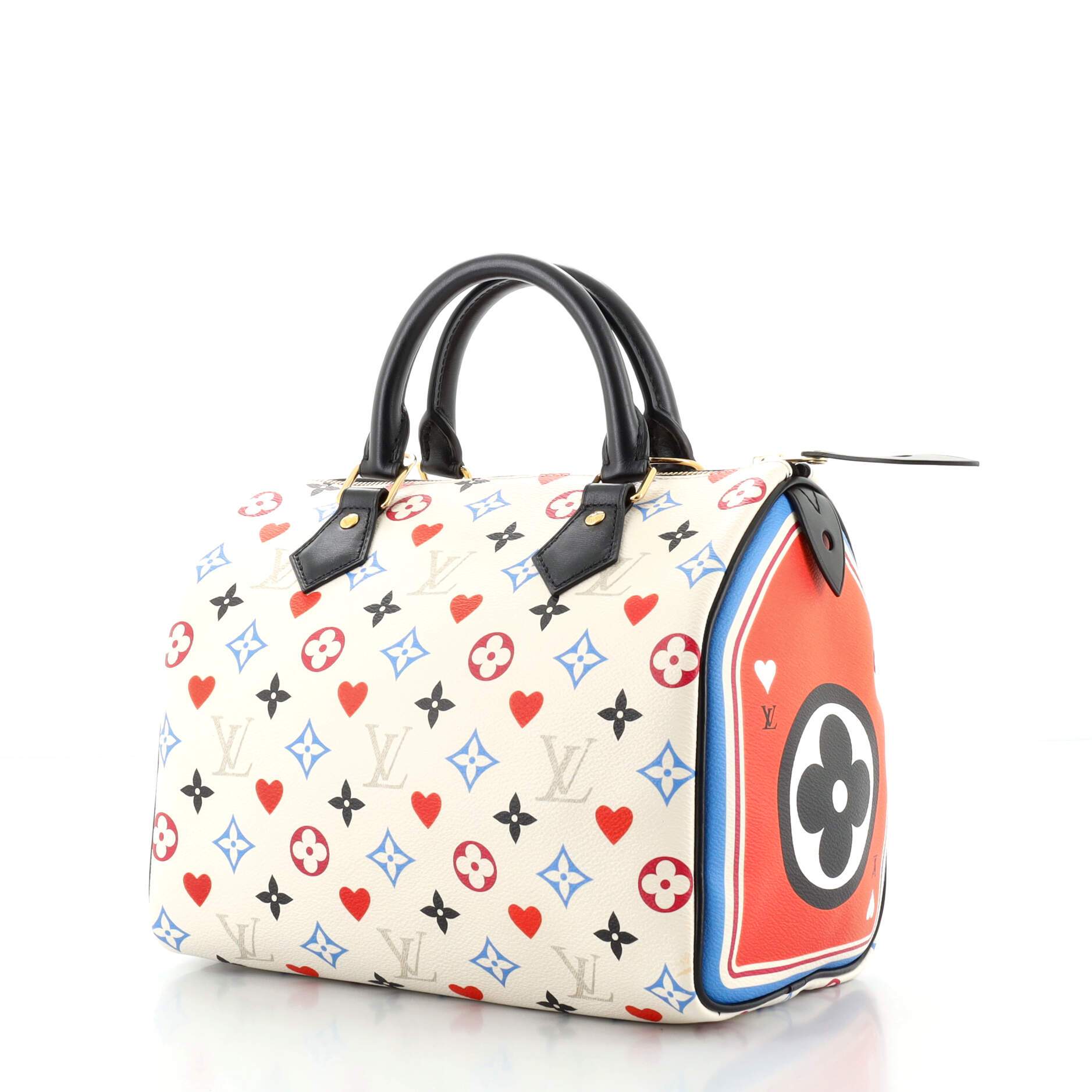 Speedy Bandouliere Bag Limited Edition Game On Multicolor Monogram 25 - Image 3