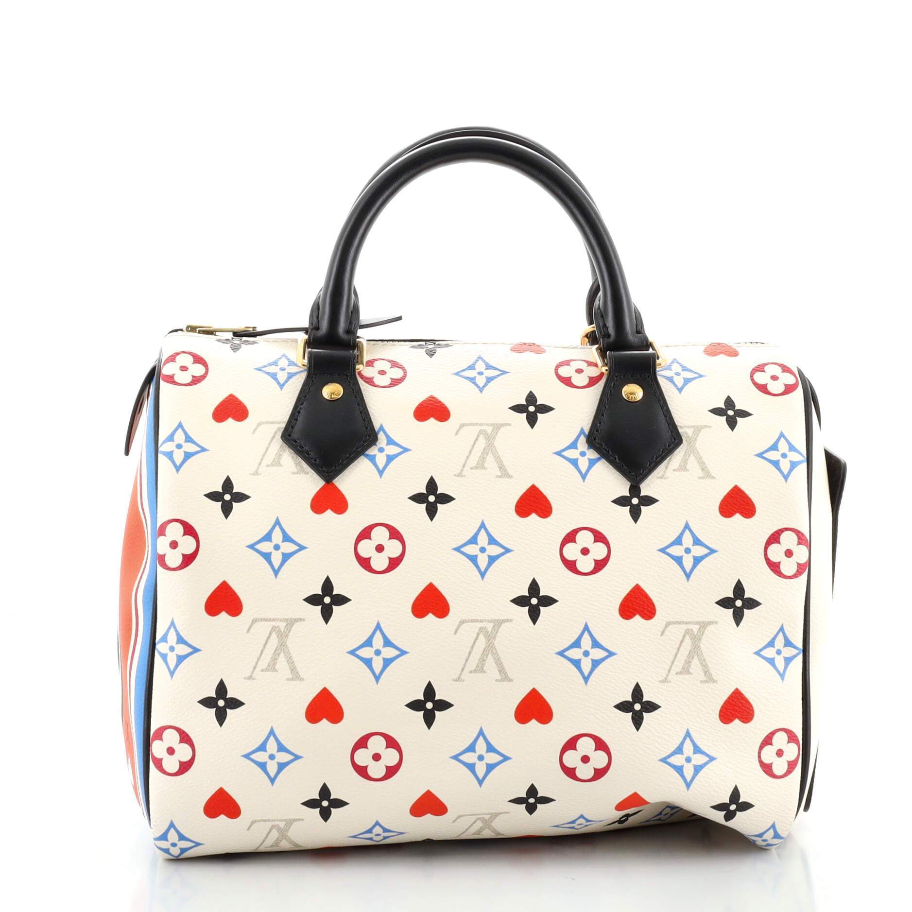 Speedy Bandouliere Bag Limited Edition Game On Multicolor Monogram 25 - Image 4