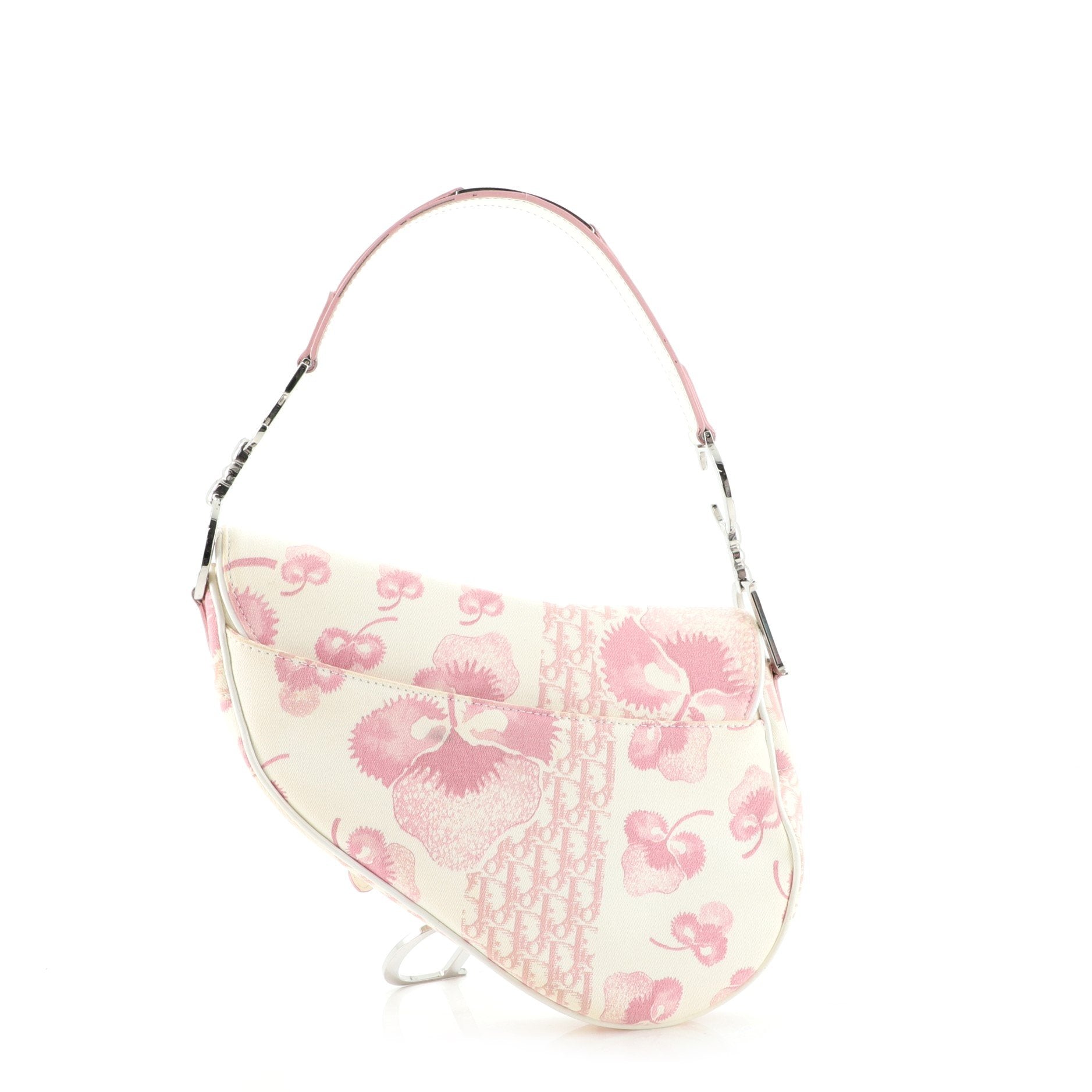 Vintage Saddle Bag Printed Canvas Medium - Image 4