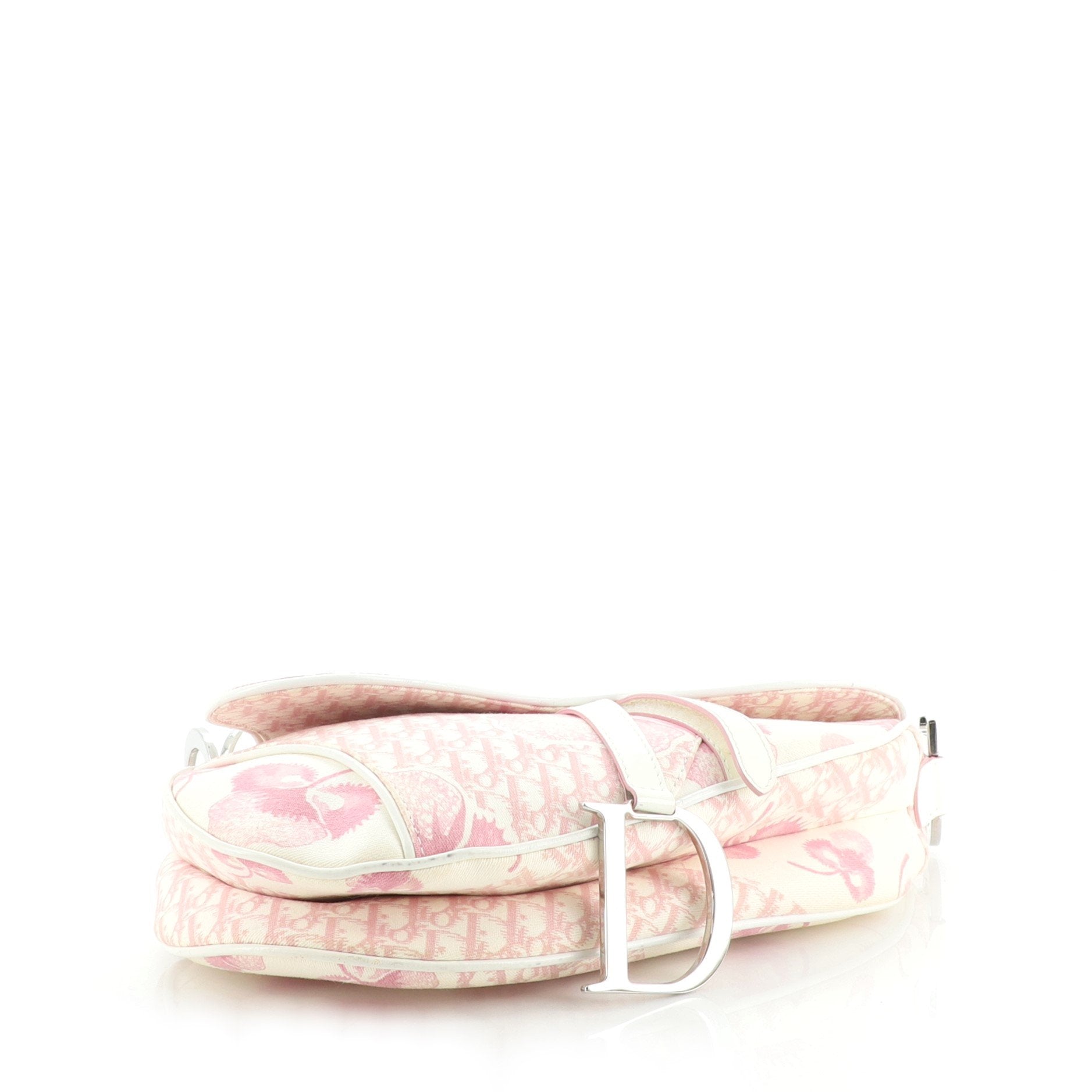 Vintage Saddle Bag Printed Canvas Medium - Image 5