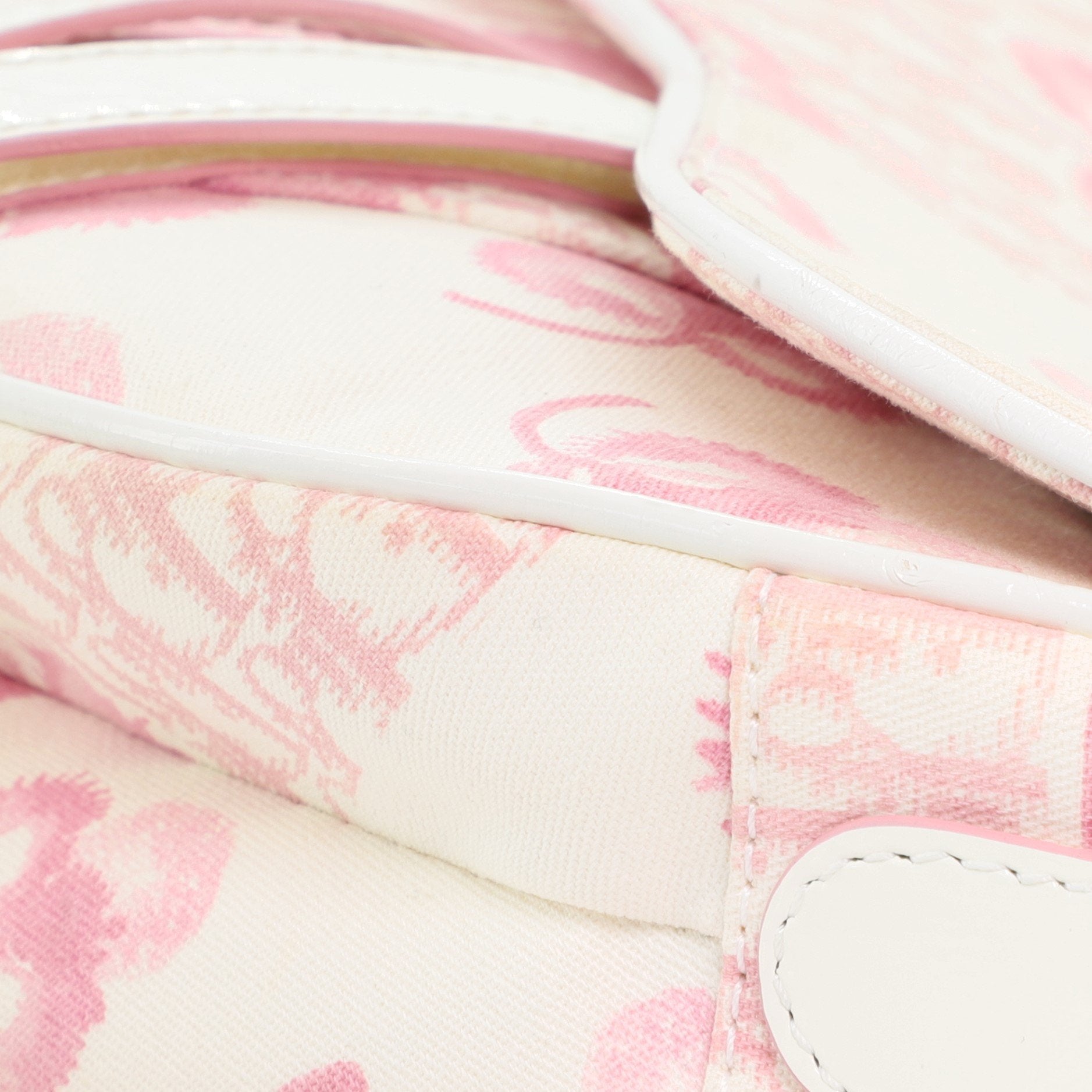 Vintage Saddle Bag Printed Canvas Medium - Image 8