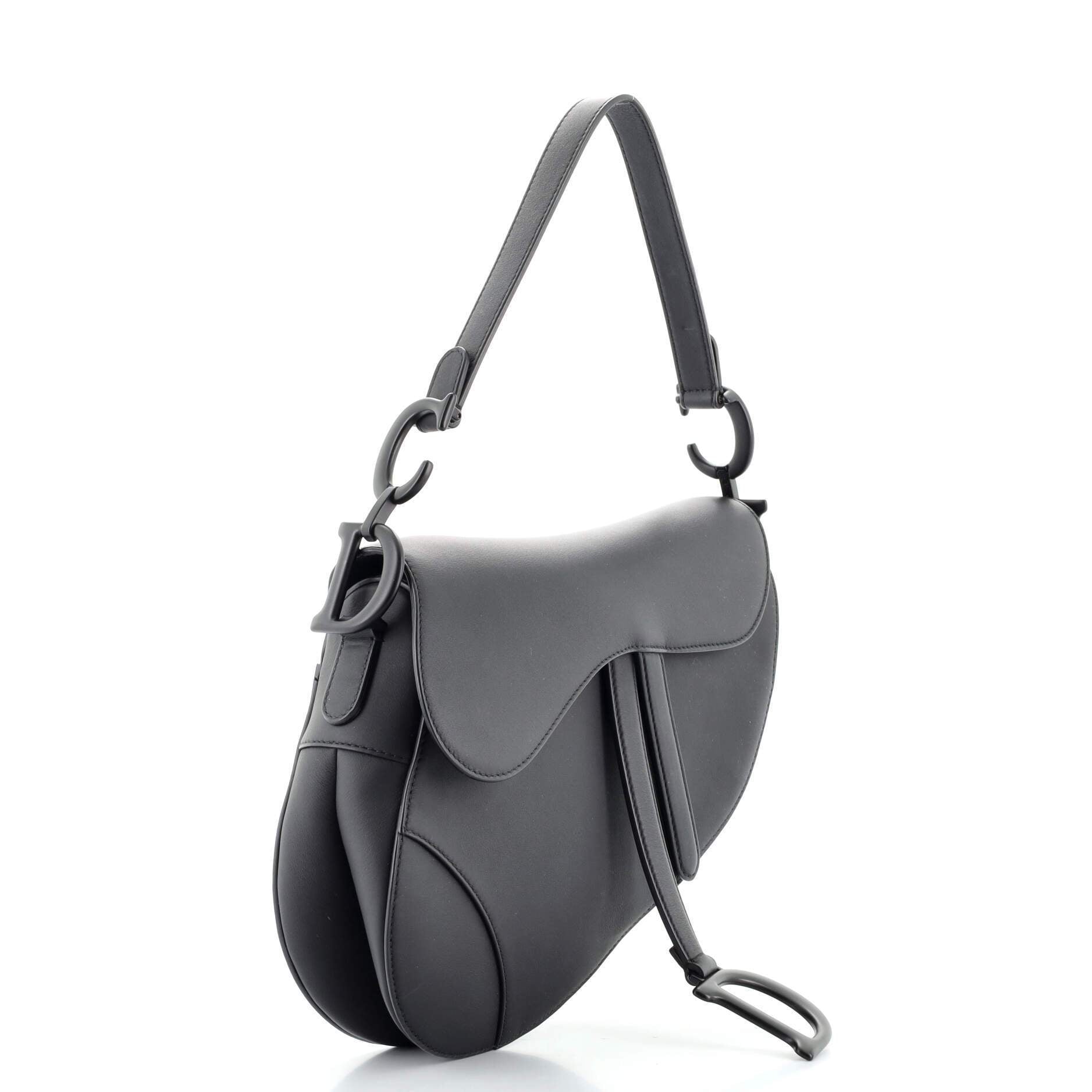 Ultra Matte Saddle Handbag Leather Medium - Image 2