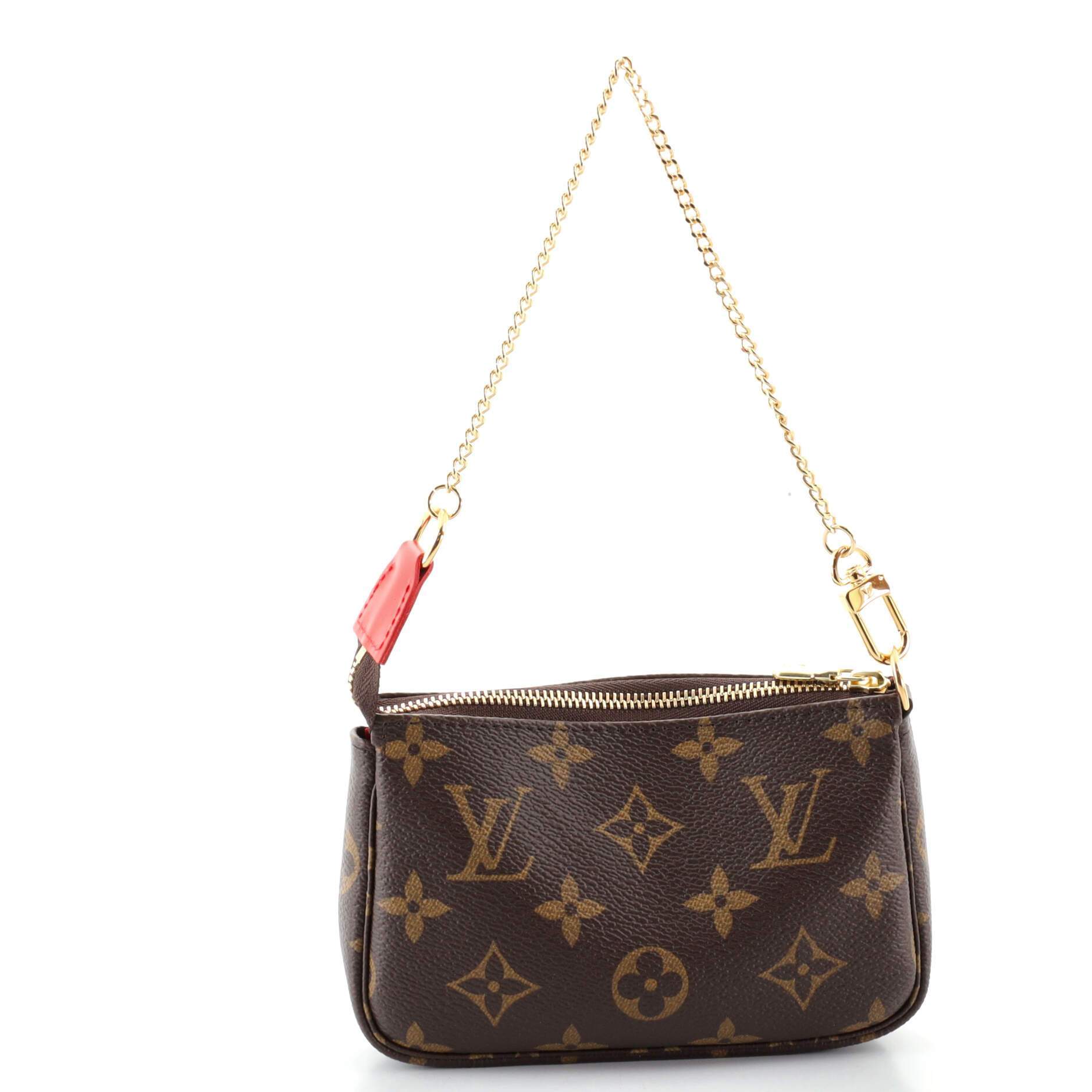 Mini Pochette Accessoires Limited Edition Vivienne Xmas Monogram Canvas - Image 4
