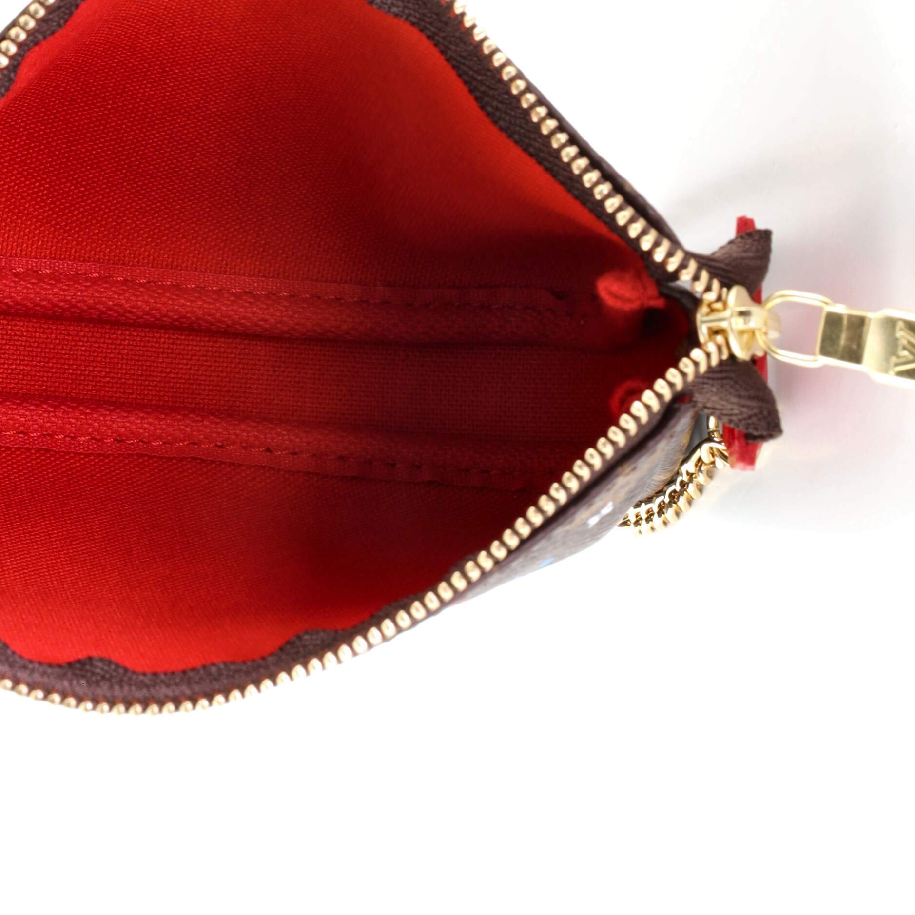 Mini Pochette Accessoires Limited Edition Vivienne Xmas Monogram Canvas - Image 6