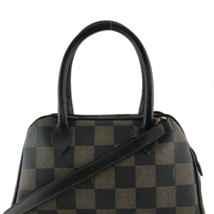 Fendi Checkered Coated Canvas Satchel with Strap