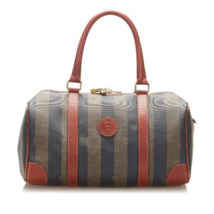 Fendi Pequin Boston Bag (SHG-22405)