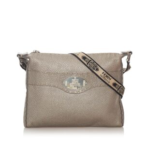 Fendi Selleria Leather Crossbody Bag (SHG-27845)