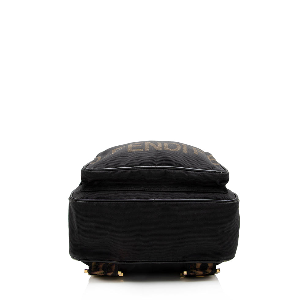 Fendi Vintage Nylon Logo Backpack (SHF-17036) - Image 4