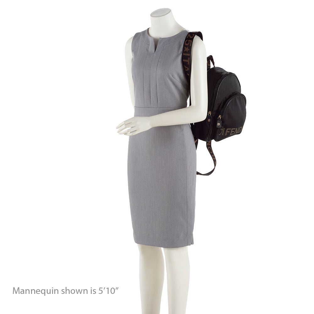 Fendi Vintage Nylon Logo Backpack (SHF-17036) - Image 5