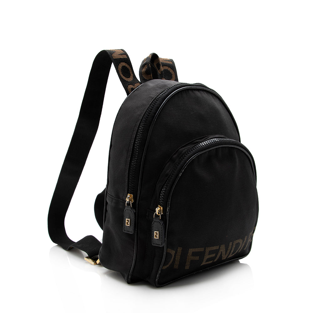 Fendi Vintage Nylon Logo Backpack (SHF-17036) - Image 2