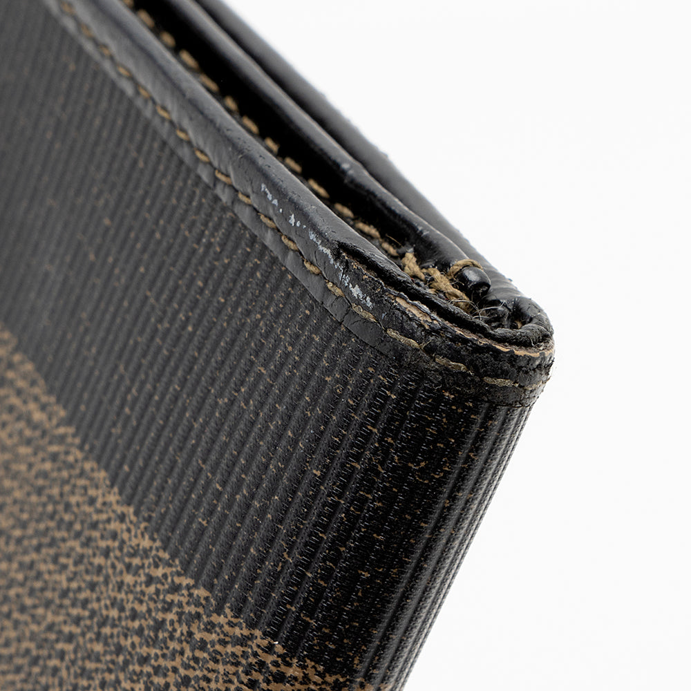 Fendi Vintage Penquin Canvas Flap Wallet (SHF-17235) - Image 16