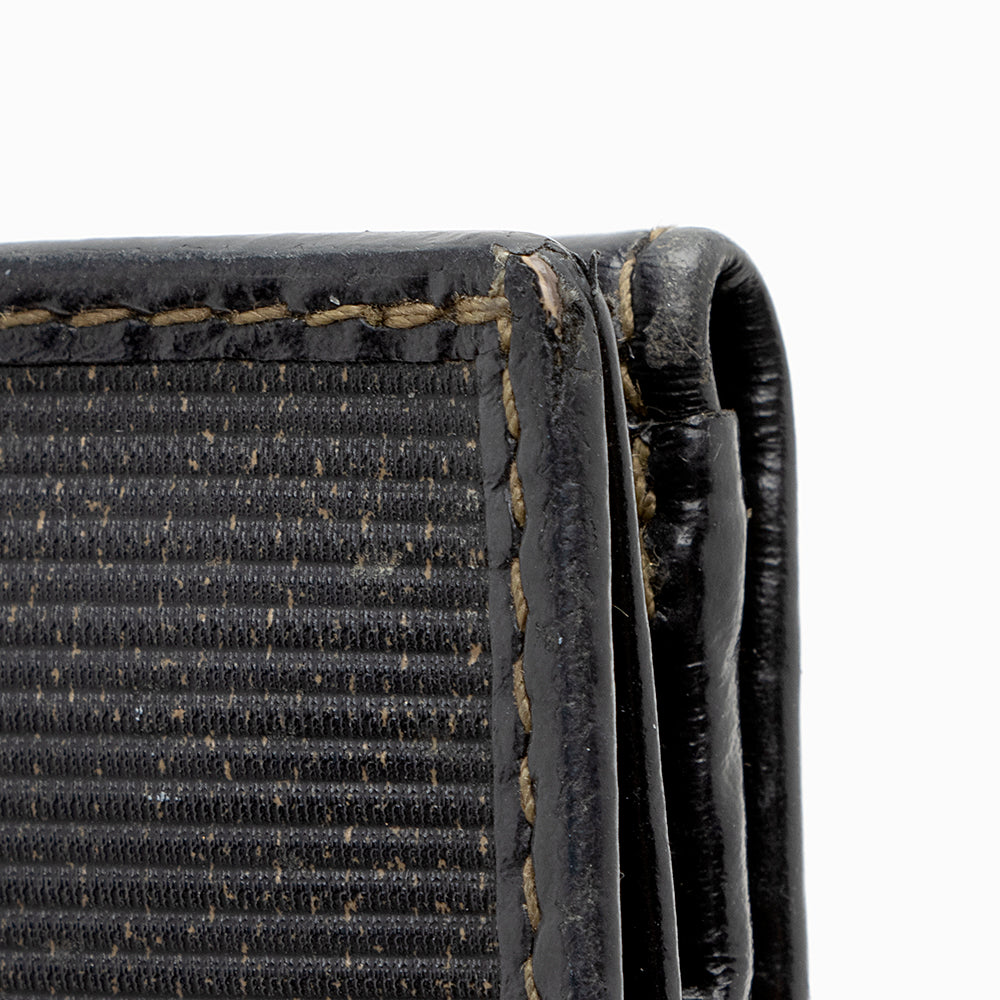 Fendi Vintage Penquin Canvas Flap Wallet (SHF-17235) - Image 17