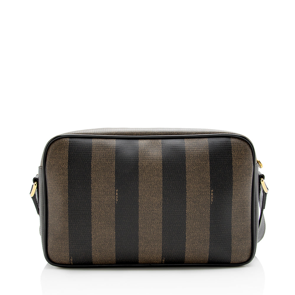 Fendi Vintage Pequin Shoulder Bag (SHF-13582) - Image 3