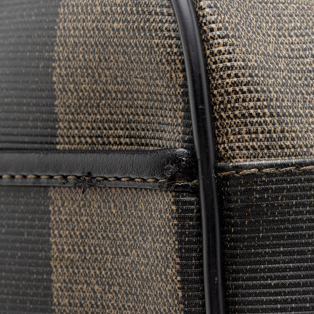 Fendi Vintage Pequin Shoulder Bag (SHF-13582) - Image 14