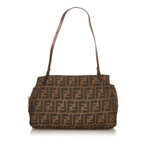 Fendi Zucca Canvas Shoulder Bag (SHG-26289)