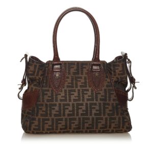 Fendi Zucca Etniko Canvas Shoulder Bag (SHG-27464)