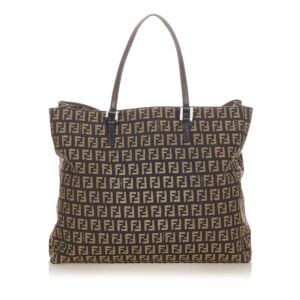 Fendi Zucchino Canvas Tote Bag (SHG-27213)