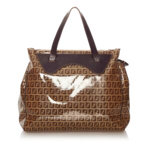 Fendi Zucchino Vinyl Tote Bag (SHG-27893)