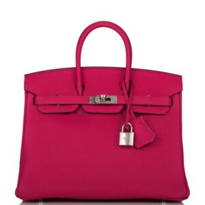 Hermes Birkin 25 Rose Mexico Togo Palladium Hardware