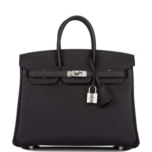 Hermes Black Togo Birkin 25cm Palladium Hardware