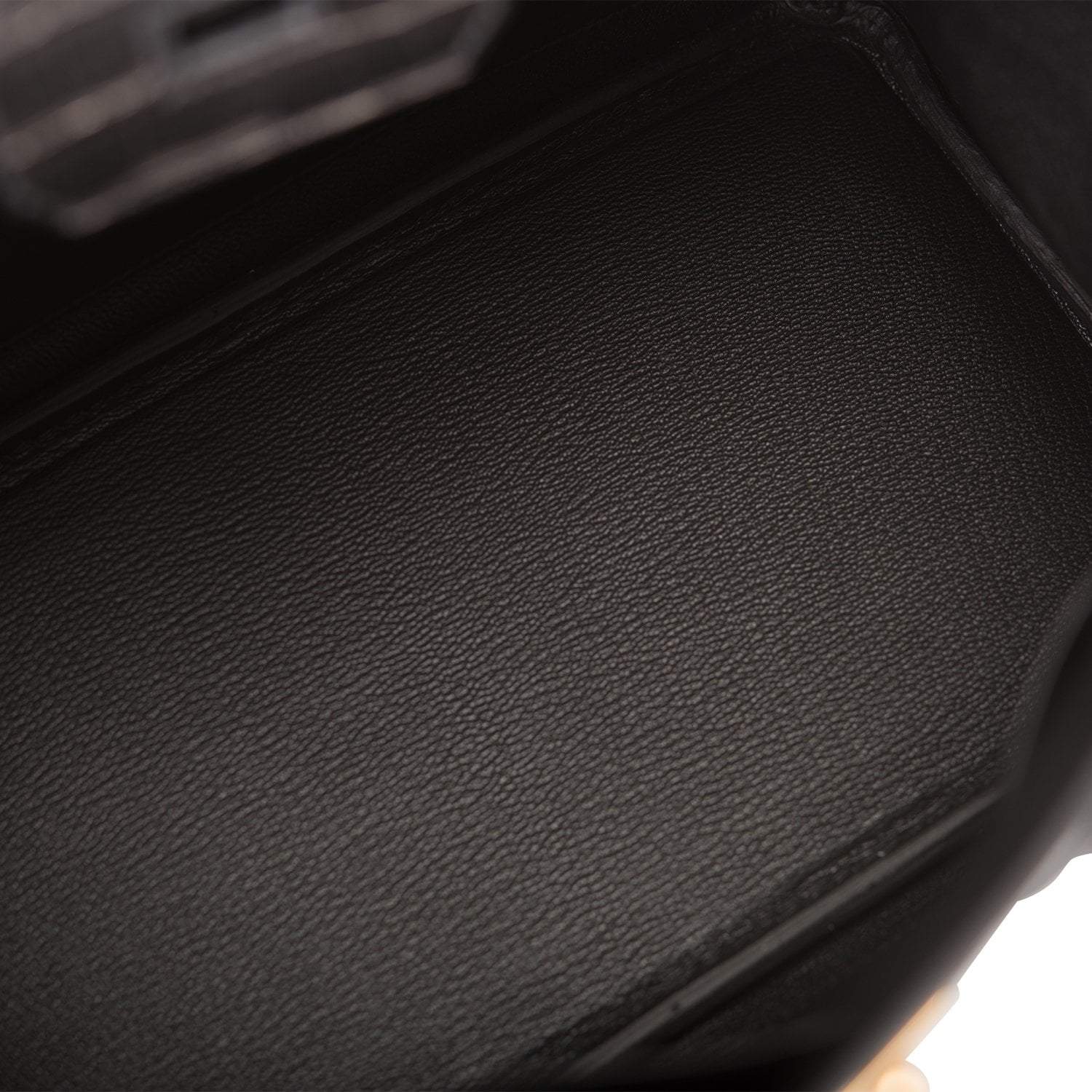 Hermes Black Matte Alligator Birkin 25cm Gold Hardware - Image 8