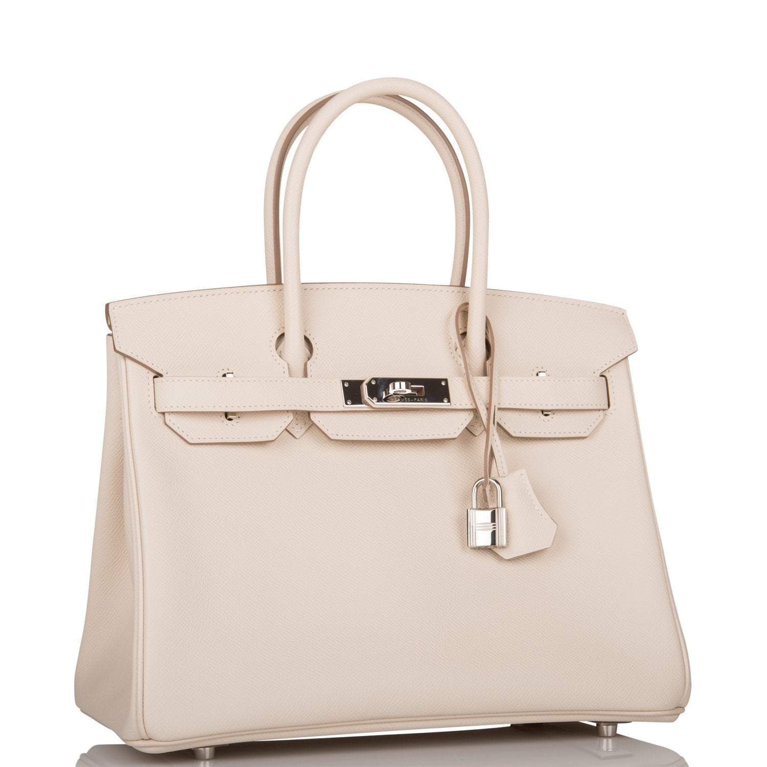 Hermes Craie Epsom Birkin 30cm Palladium Hardware - Image 2