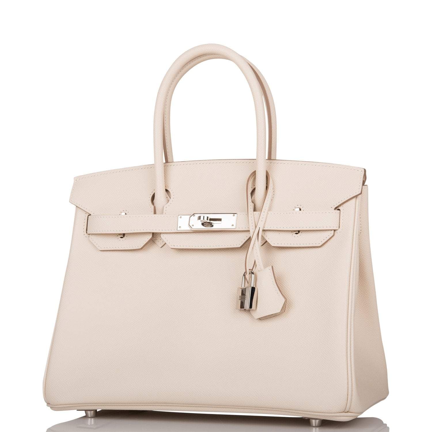 Hermes Craie Epsom Birkin 30cm Palladium Hardware - Image 5