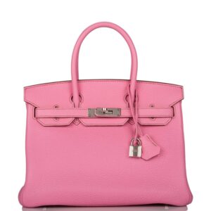 Hermes Bubblegum 5P Togo Birkin 30cm Palladium Hardware
