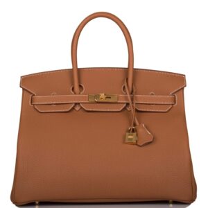 Hermes Birkin 35 Gold Togo Gold Hardware