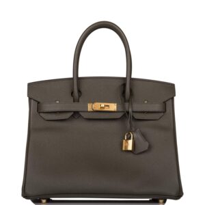 Hermes Birkin 30 Vert de Gris Epsom Gold Hardware