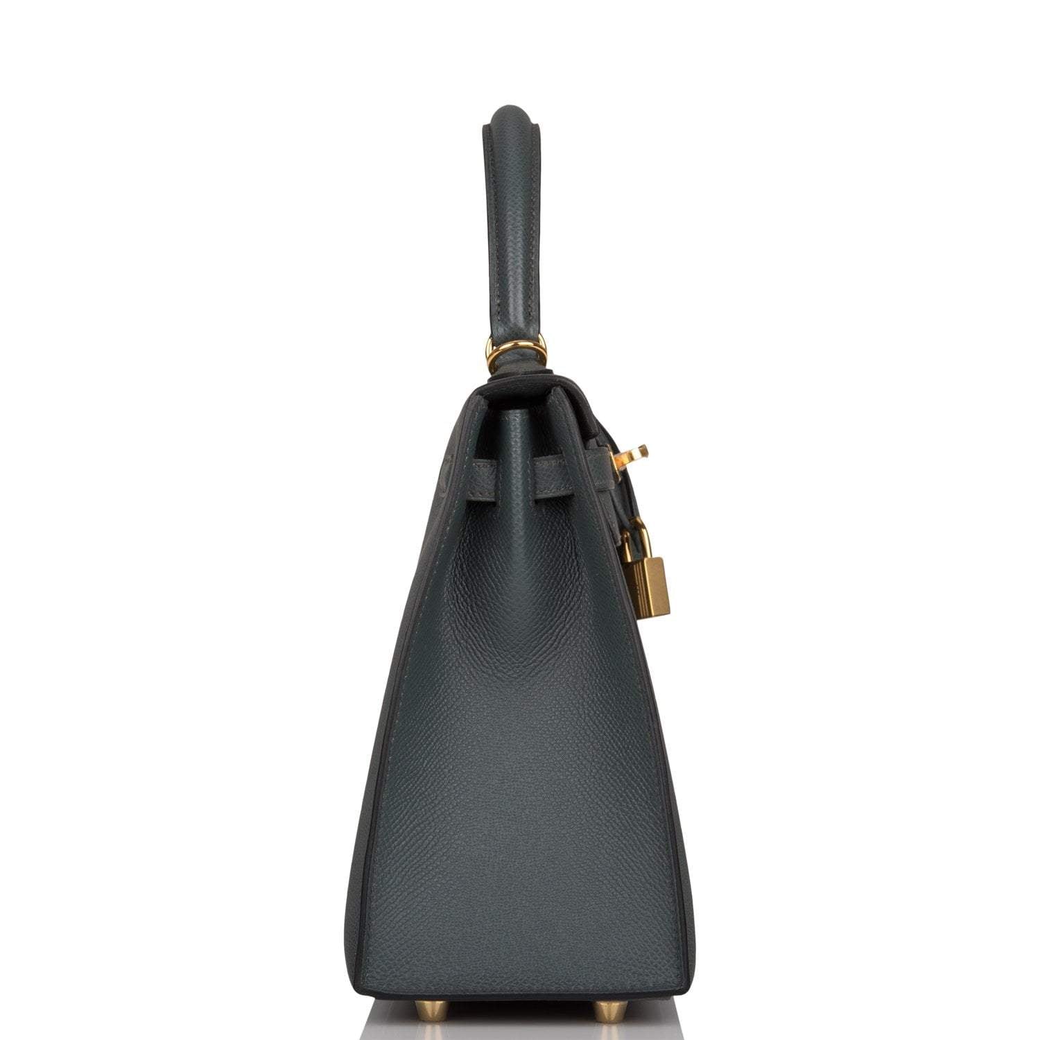 Hermes Bleu Orage Epsom Sellier Kelly 25cm Gold Hardware - Image 3