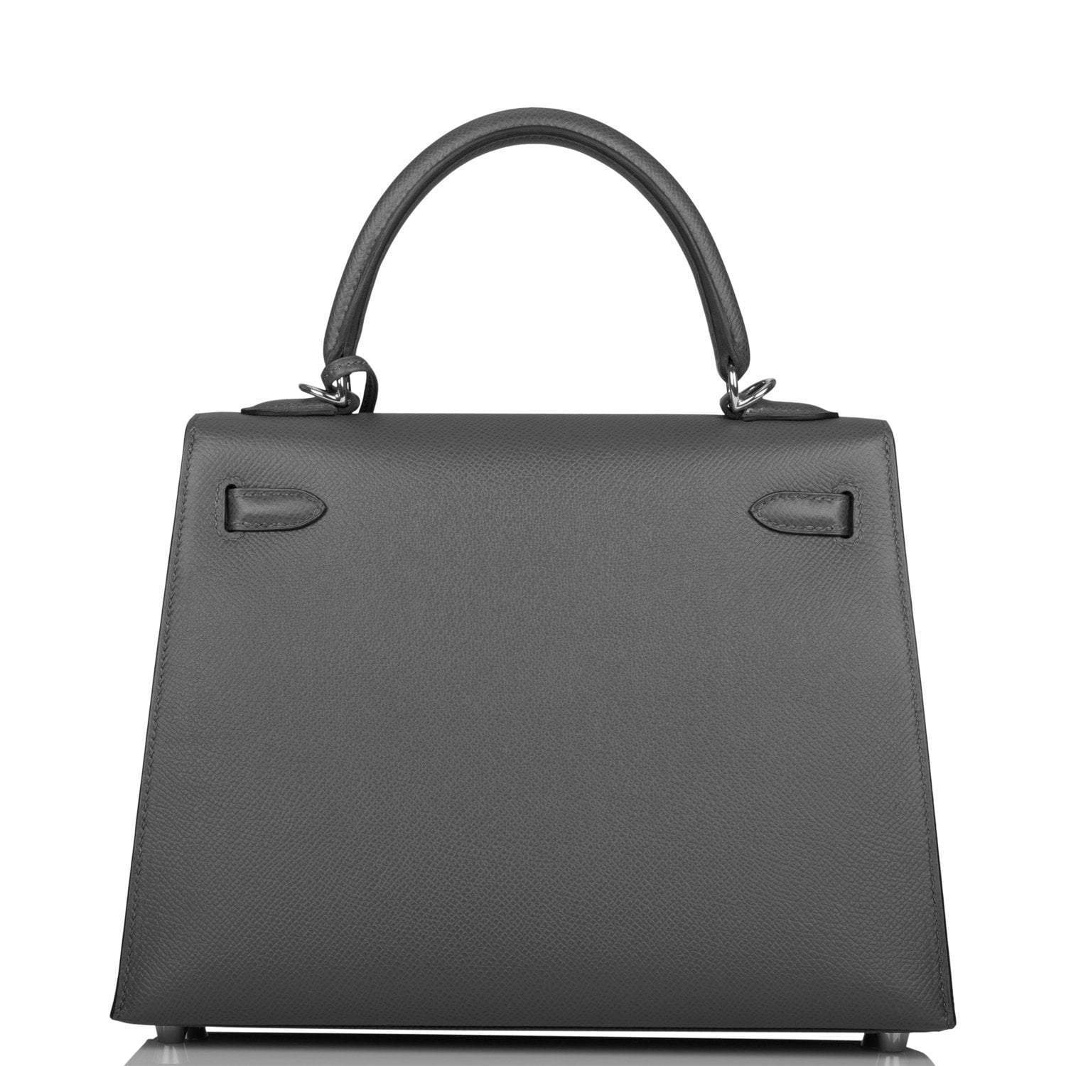 Hermes Bleu Orage Epsom Sellier Kelly 25cm Gold Hardware - Image 4