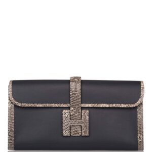 Hermes Jige Elan 29 Bleu Indigo Swift and Ombre Lizard