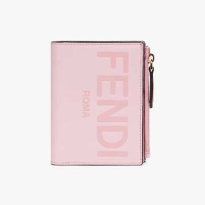 MEDIUM WALLET Pink Leather Wallet