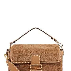 Fendi Baguette Shearling Shoulder Bag