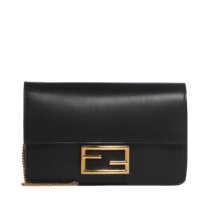 Fendi Baguette Flat Chained Clutch Bag