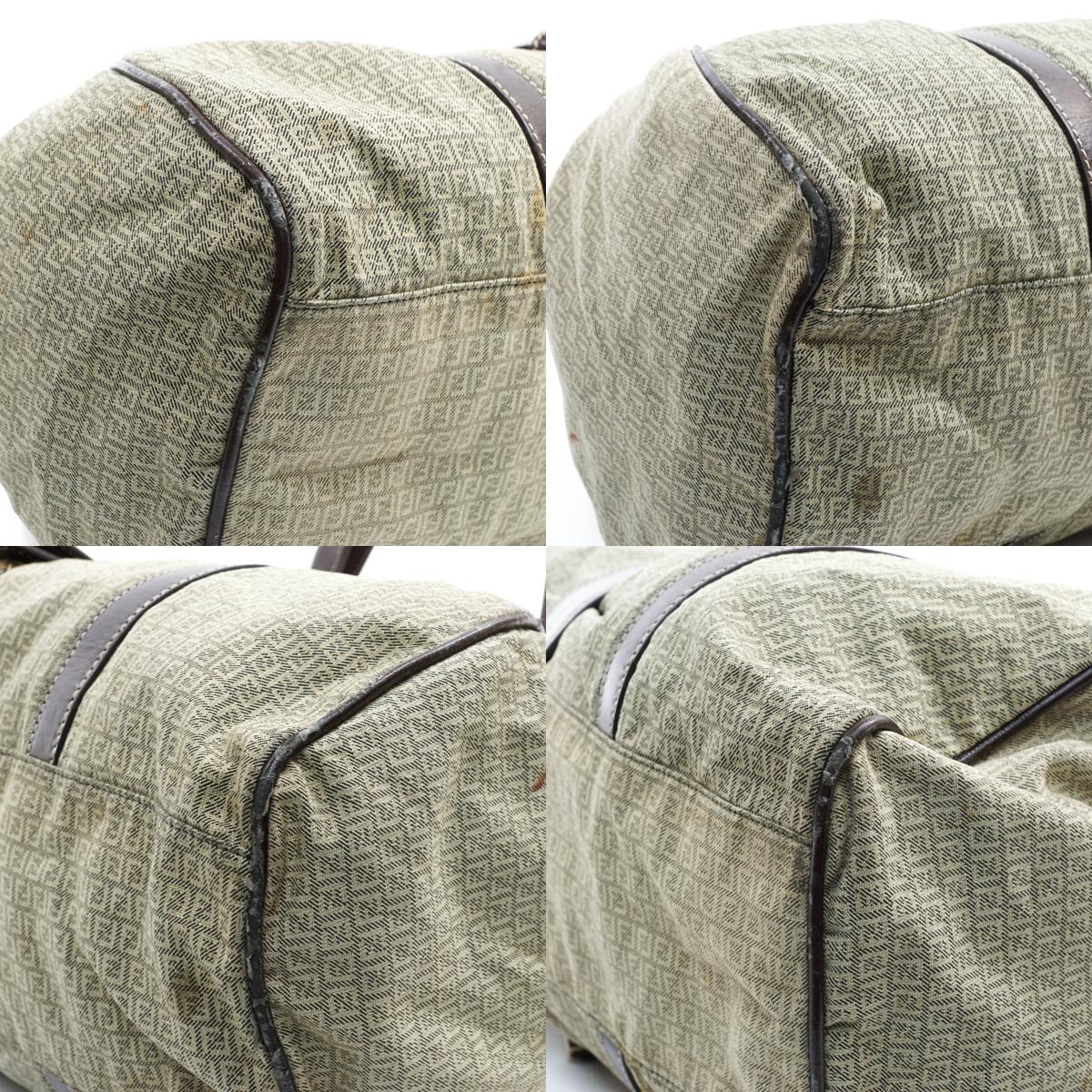 Fendi Tote Bag Brown Canvas - Image 11