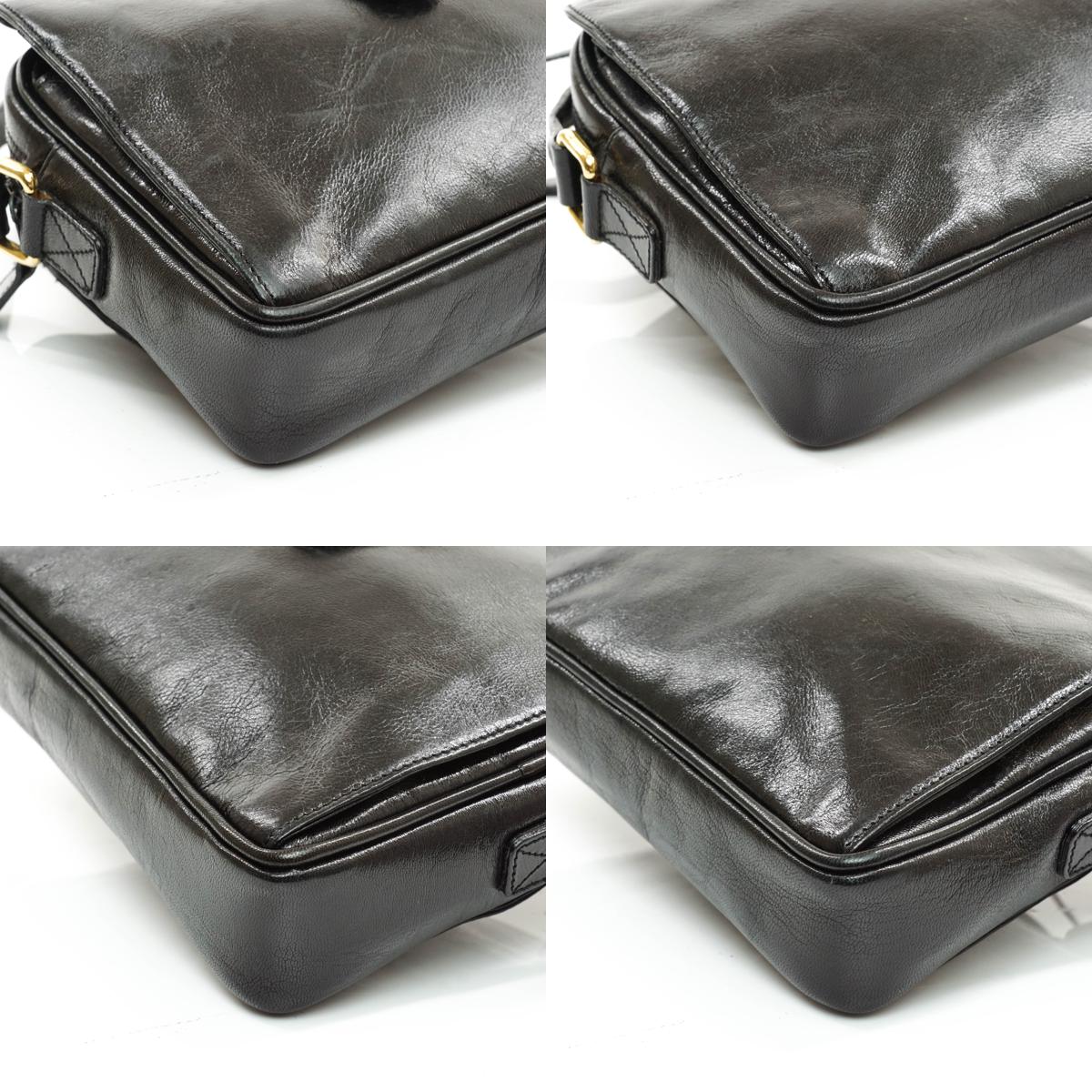 Fendi Crossbody Bag Black Leather - Image 12